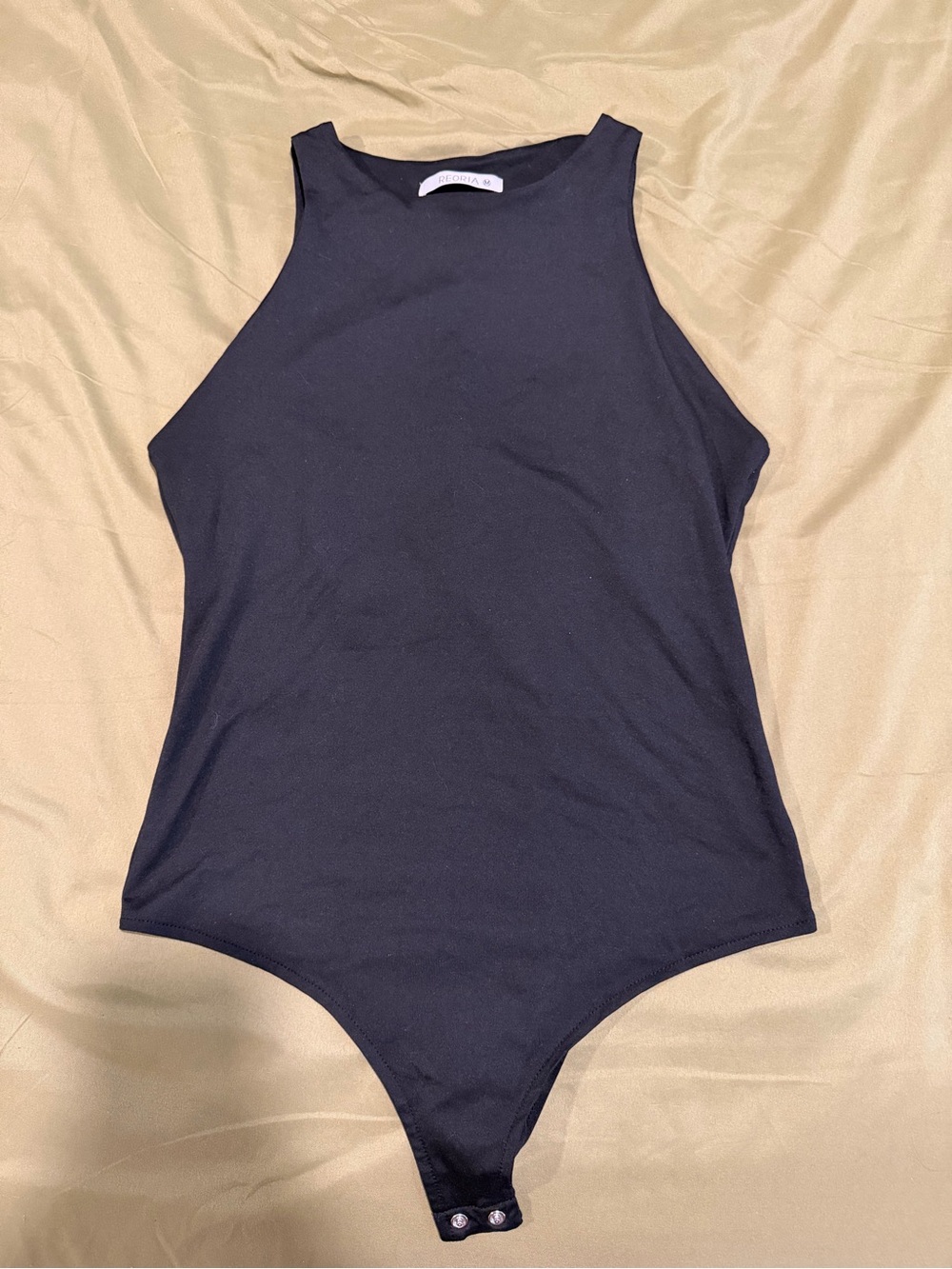 Amazon Black Women's Sleeveless Bodysuit High Neck